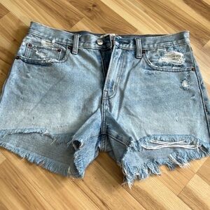 Light Wash Jean Shorts